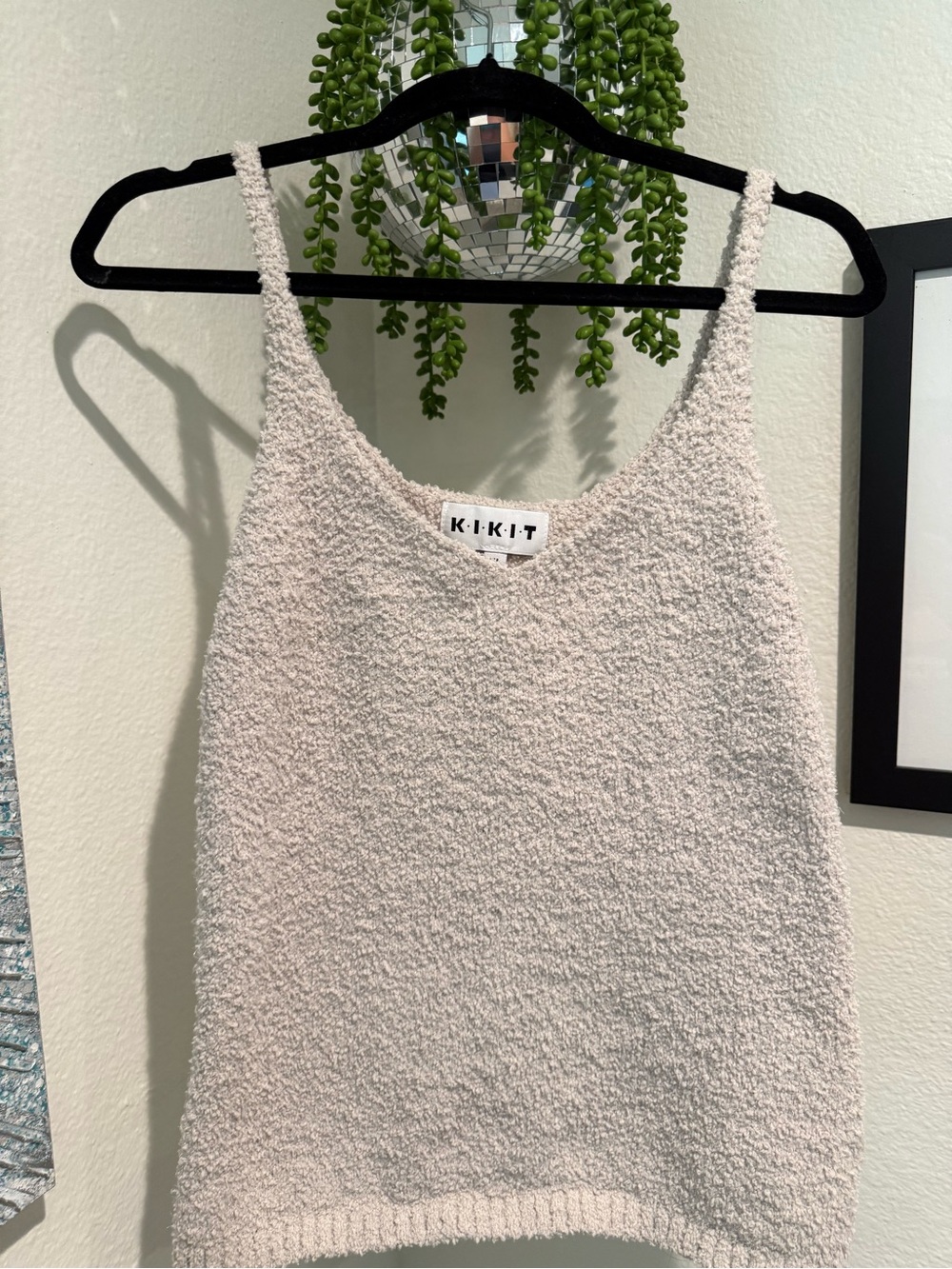 KIKIT Cozy Knit Tank & Jogger Matching Set XL